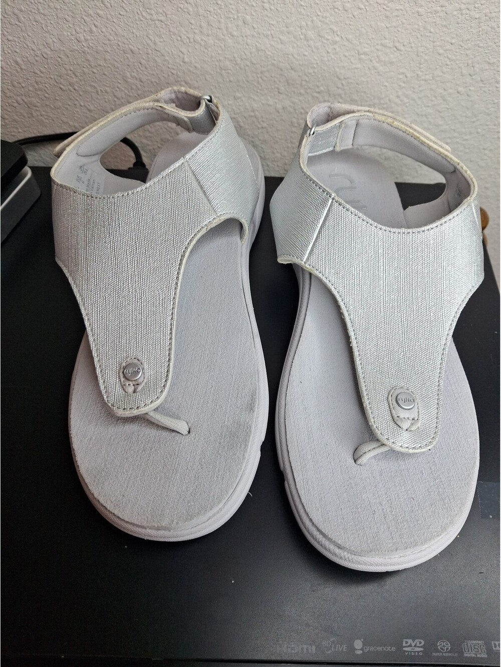 Ryka Margo Next Women's Sandals Silver size US 9W